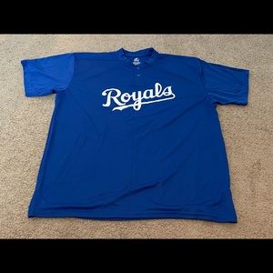 Kansas City Royals Majestic Cool Base 2-Button Baseball Jersey Men’s Size 2XL